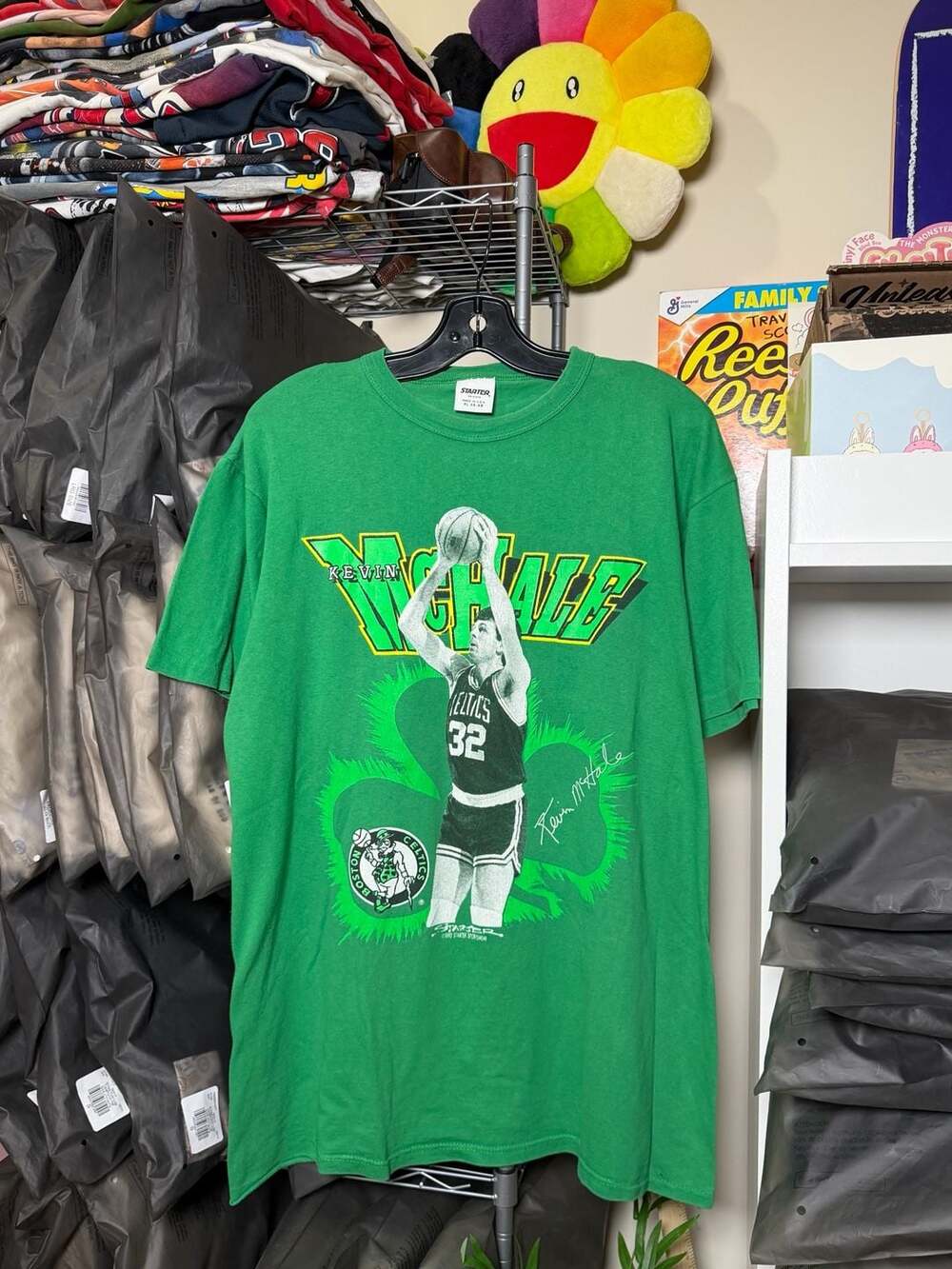 Vintage 1990 Kevin McHale Boston Celtics Starter T-Shirt